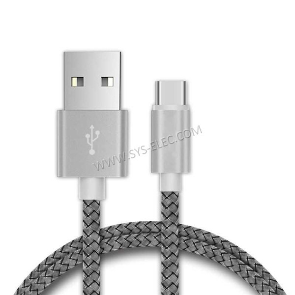 Nylon braid usb c cable