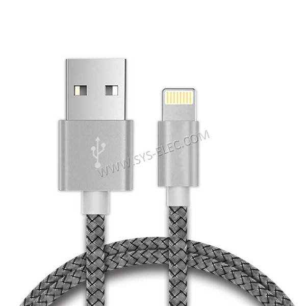 Nylon braid iphone lightning cable